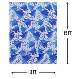 Singhal UV Resistant Polypropylene Gate Sheet | Grill Sheet | Gate Covering Sheet | Balcony Safety Sheet | Privacy Sheet, Printed Floral Design (3 ft x 15 ft)