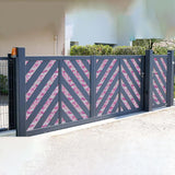 Singhal UV Resistant Polypropylene Sheet Car Parking Sheet | Gate Sheet | Grill Sheet | Gate Covering Sheet | Balcony Safety Sheet | Privacy Sheet, Printed Pink Design (3x10 Feet)