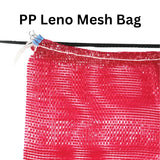 SINGHAL Leno Mesh Storage Produce Bags Reusable for Vegetable Storage Bags Onion Storage Washable Net Bags (22x32 Inch - Raani, 25)