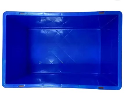 Crates Big Blue Shelf Basket, Storage Bin for Vegetable, Fruit, Milk | 500x325x250 MM