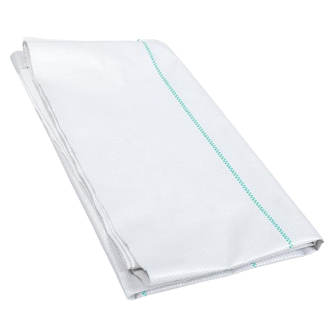 Premium Garden Weed Control Barrier Sheet Mat (2 x 15m) - White 110 GSM Heavy-Duty Landscape Fabric for Effective Weed Blocking in Gardens and Outdoor Projects