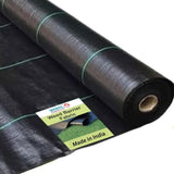 Heavy-Duty black Garden Weed Control Mat 1.25x1.25m, 110 GSM Landscape Fabric for Effective Eco-Friendly Weed Blocking in Gardening Pack of 10