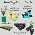 25 Vegetable Starter Kit, 7 Combo Grow Kit for your Garden - Singhal Mart