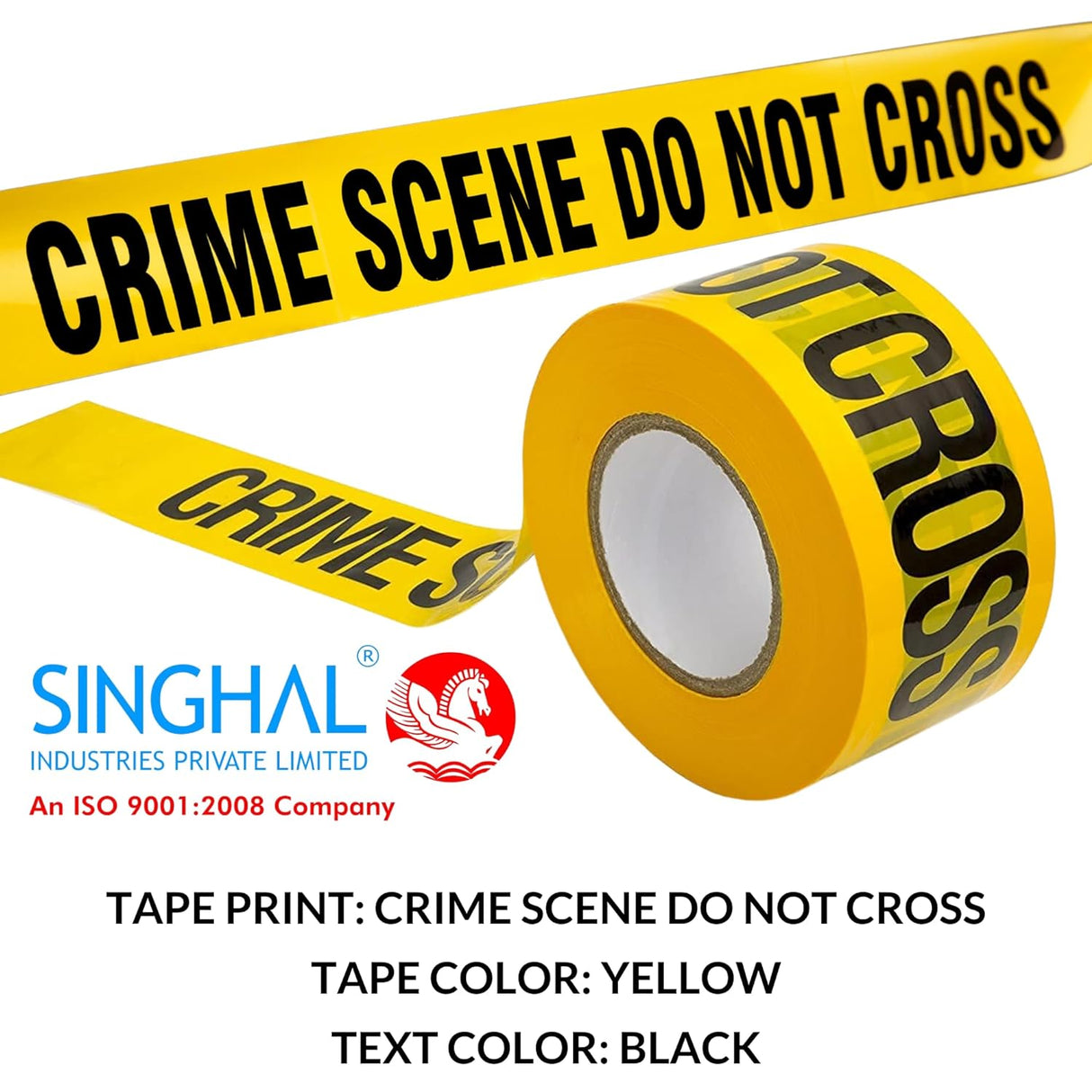 Crime Scene Do Not Cross Barricade Tape Roll - Singhal Mart