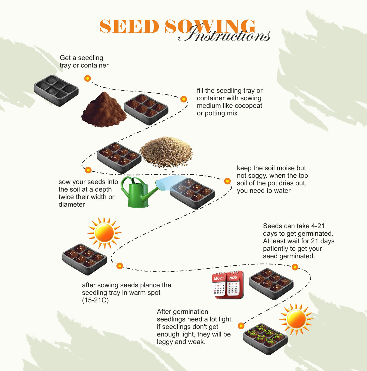 16 Vegetable Seedling, 5 Combo grow Kit your Garden - Singhal Mart