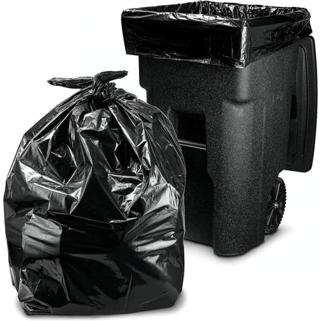Black Garbage Bags, Plastic Dustbin Trash Bags - Singhal Mart